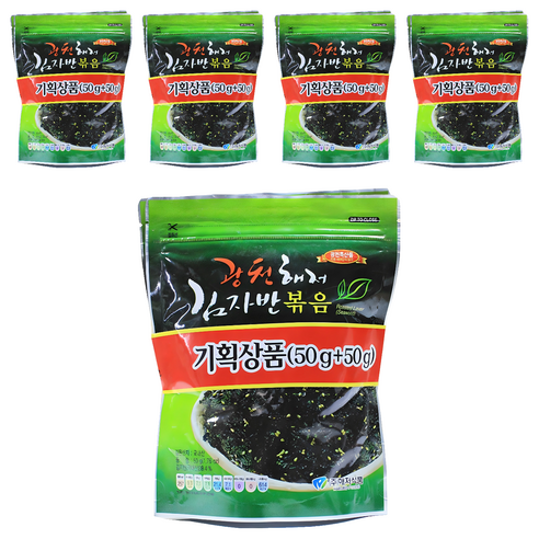 광천해저김 김자반 볶음, 50g, 10개