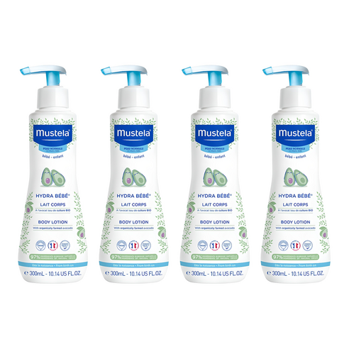 무스텔라 이드라 베베 바디 로션, 300ml, 4개