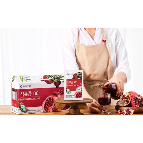 보뚜 석류즙 100, 2.4L, 30개