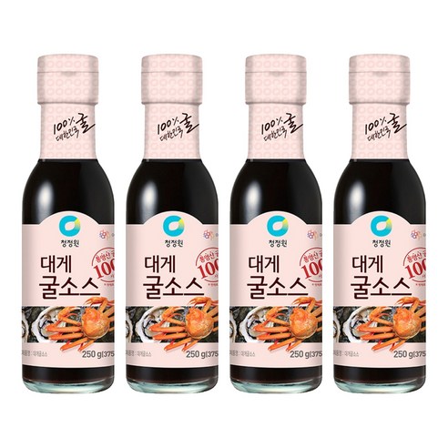 청정원 대게 굴소스, 250g, 4개