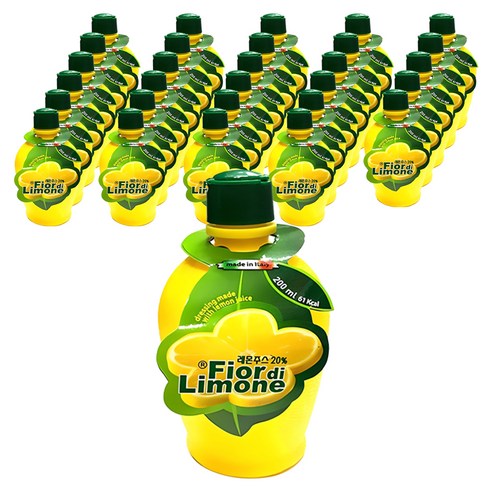 피오디 레몬주스, 200ml, 36개