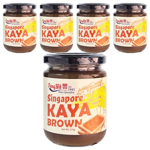 퐁잇 싱가포르 카야 브라운, 270g, 5개