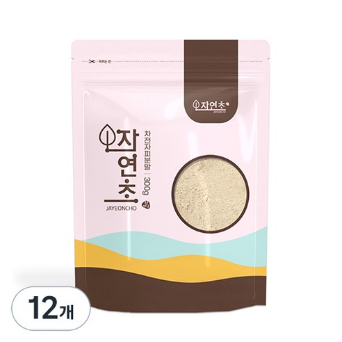 자연초 차전자피 고운입자 분말, 12개, 300g
