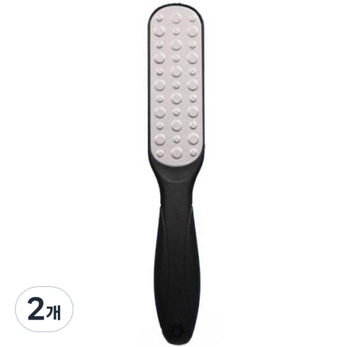 피삼십일 양면 발각질제거기 블랙, 1개입, 2개