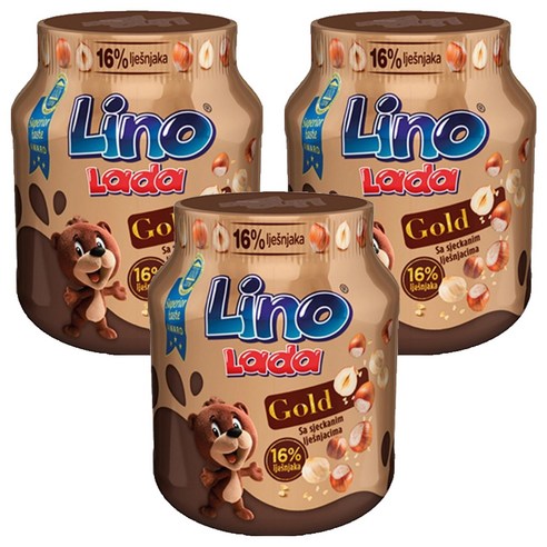 리노 라다 스프레드 크로아티아 초코잼 골드맛, 350g, 3개