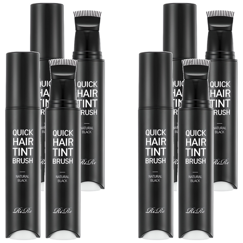 리르 퀵 헤어 틴트 브러쉬 20ml, 내추럴블랙, 4개