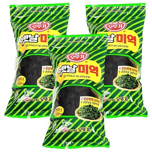 오뚜기옛날 미역, 250g, 3개
