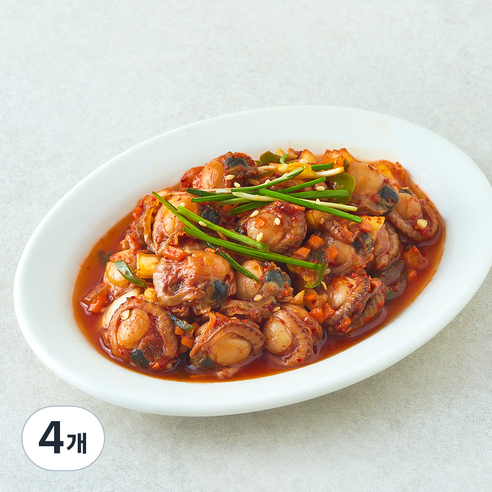 식도감 달래장 가리비 무침, 200g, 4개