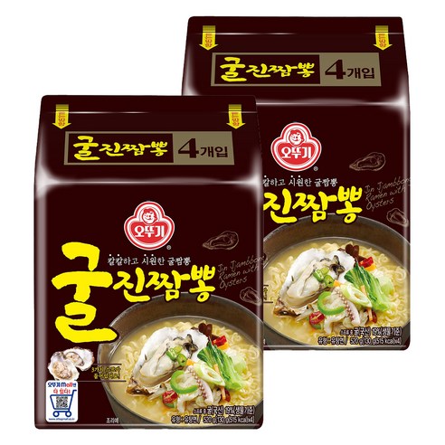 오뚜기 굴진짬뽕 라면 130g