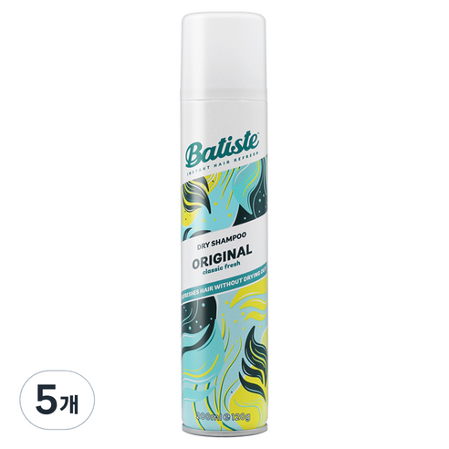 바티스트 드라이샴푸 오리지널 클래식 후레쉬, 200ml, 5개 200ml × 5개, 개당 용량 × 수량 섬네일