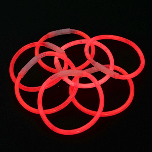 파티팡 야광팔찌 100p, 레드, 3세트