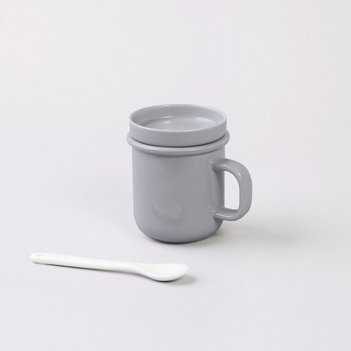 보울보울 국산 노르딕볼볼 뚜껑머그340ml, 애쉬그레이, 1개