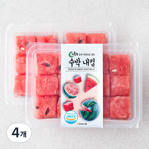수박 내컵, 500g, 4개