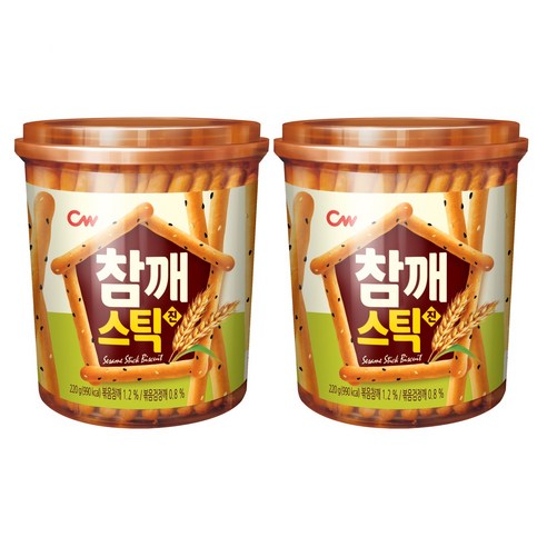 청우식품 참깨스틱 진, 220g, 5개