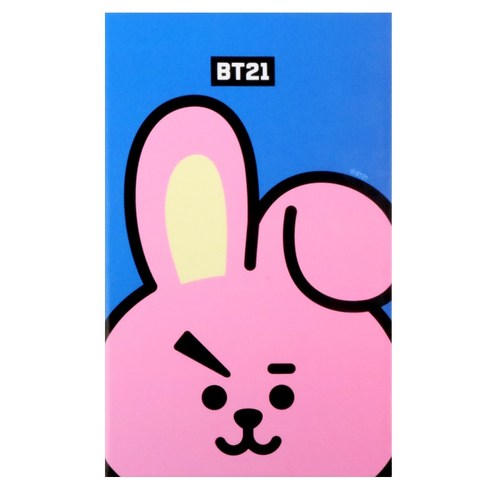 BT21 다이어리S + 스티커 + 포토 프레임 카드, 쿠키