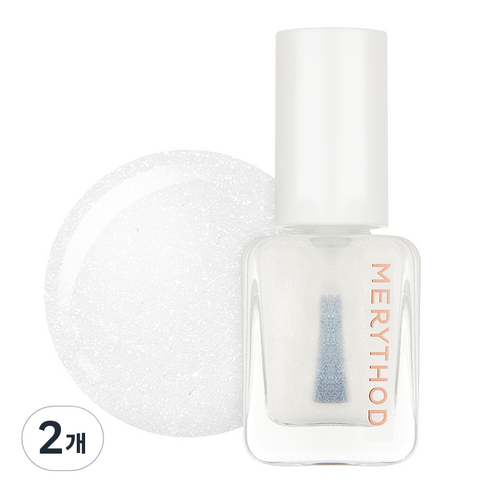 메리쏘드 릴엣지 네일 탑코트 7ml, 01 쉬머 탑코트, 2개