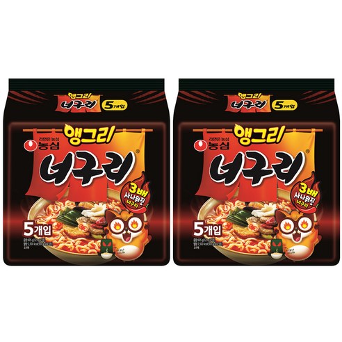 너구리 앵그리RtA 121g, 10개