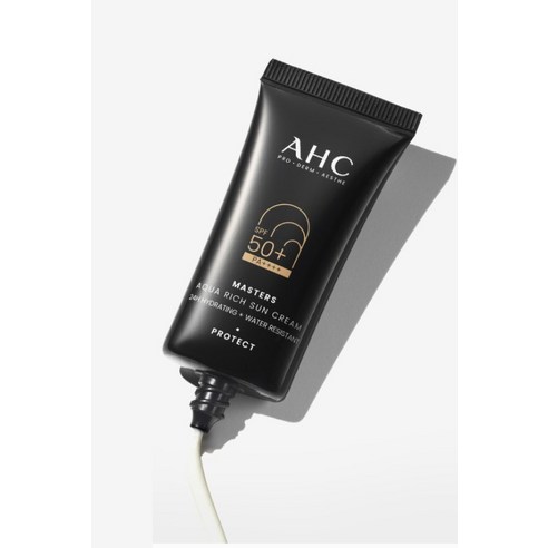 AHC 마스터즈 아쿠아 리치 선크림 SPF50+ PA++++, 30ml, 2개