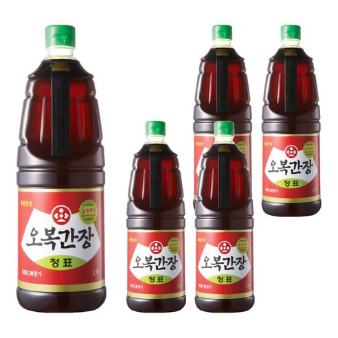 [오복] 오복간장 청표, 1.7L, 5개