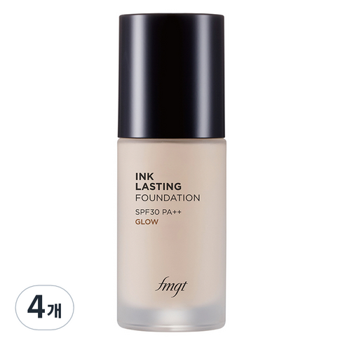 fmgt 잉크래스팅 파운데이션 글로우 30ml, N201 애프리콧 베이지, 4개