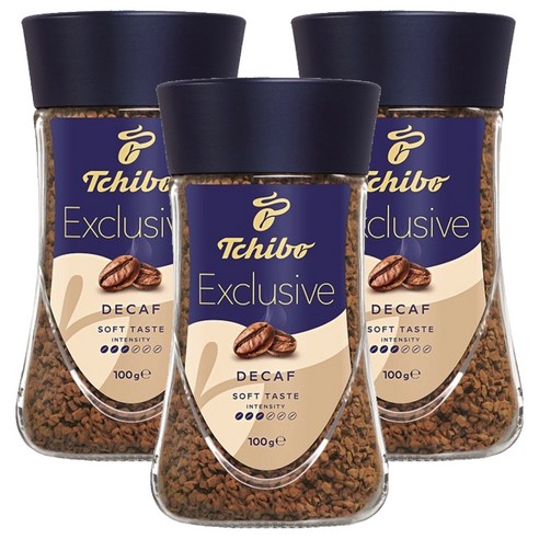 치보 익스클루시브 디카페인 인스턴트 커피, 100g, 1개입, 3개