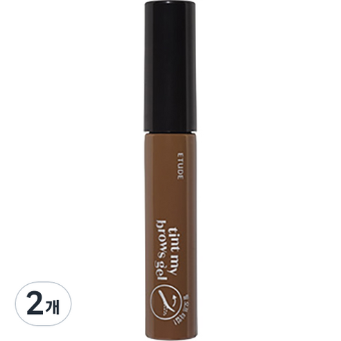 에뛰드 청순거짓 브로우 젤 틴트 0.5g, 01 브라운, 2개