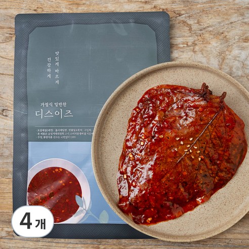 디스이즈 양념 콩잎, 500g, 4개