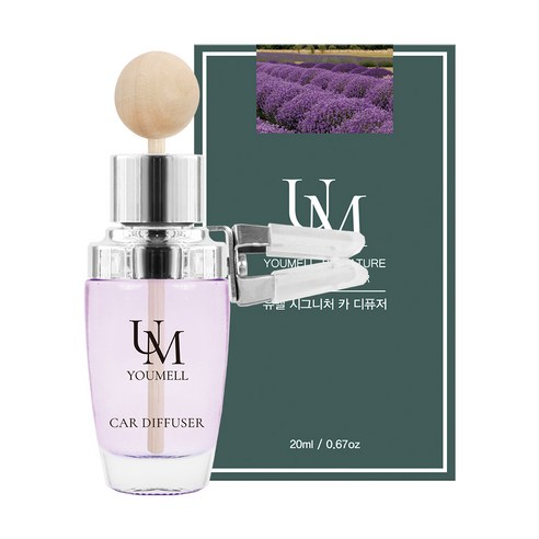 유멜 시그니처 카 디퓨저 20ml, 프렌치라벤더, 1개