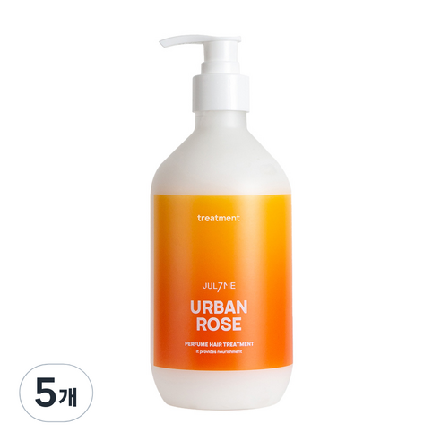 줄라이미 퍼퓸 어반로즈 헤어트리트먼트, 5개, 500ml