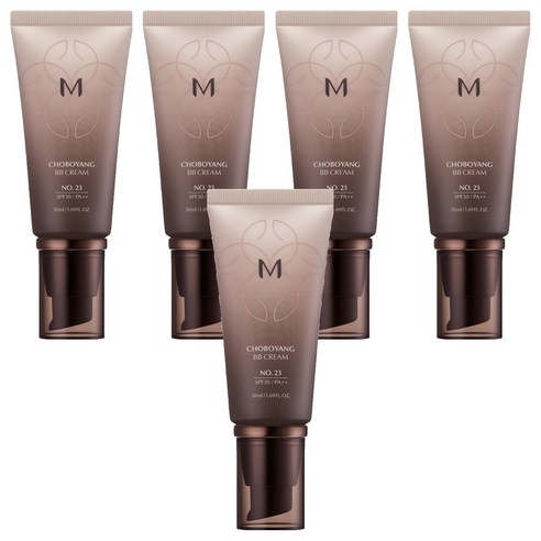 미샤 M 초보양 비비크림 SPF30 PA++, 23호 차분한베이지, 50ml, 5개