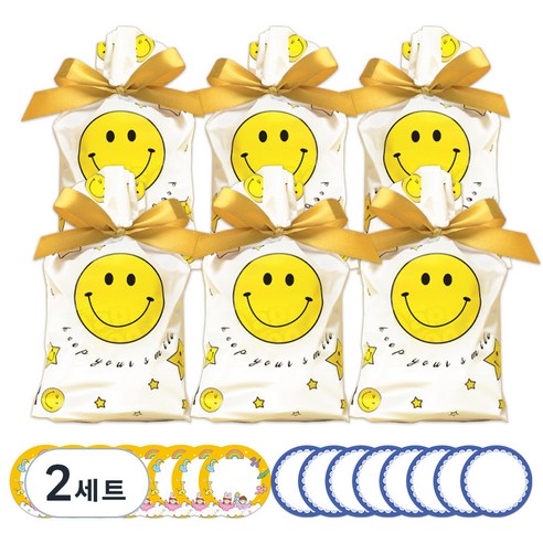 스마일 간식 선물세트, 간식 9종 + 스티커, 2세트