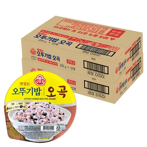 오뚜기 오곡밥, 210g, 24개