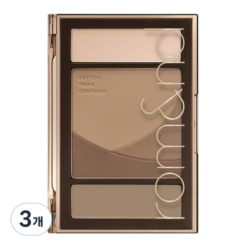 롬앤 베러 댄 컨투어 쉐딩 20.5g, 01뉴트럴웜, 3개
