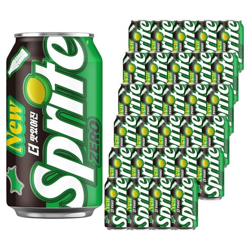 스프라이트 제로 사이다, 350ml, 48개