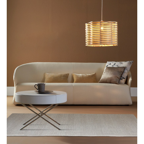 공간에 감성을 더하는 리빙플러스 사이잘룩 헤링본 자카드 카페트