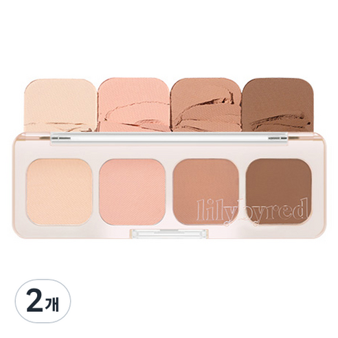 릴리바이레드 무드잇 팔레트 AD 2.8g, 03 뉴트럴잇, 2개