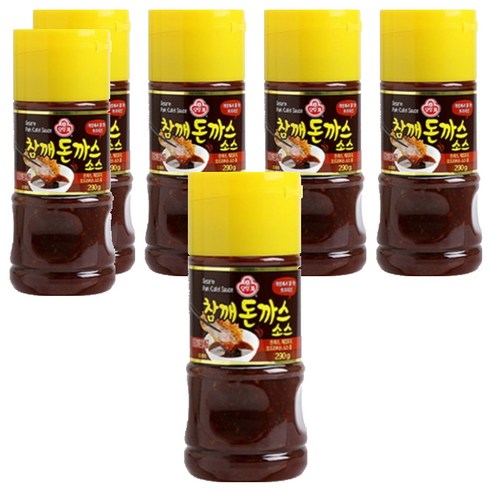 오뚜기 참깨 돈까스 소스, 290g, 6개