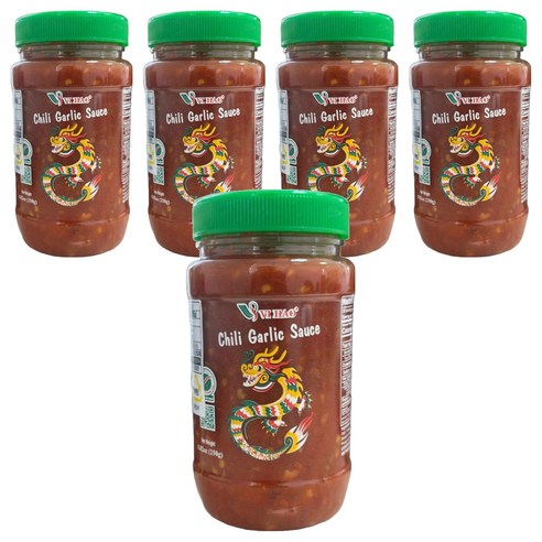 비하오 칠리 갈릭 삼발소스, 250g, 5개