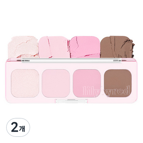 릴리바이레드 무드잇 팔레트 AD 3.2g, 02 라이크잇, 2개