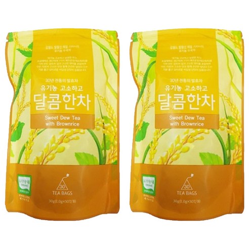 감로700 유기농 고소하고 달콤한차, 1g, 30개입, 2개