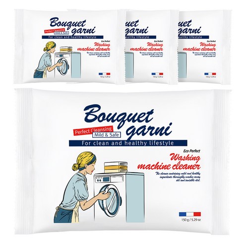 부케가르니 에코 퍼펙트 세탁조 클리너, 150g, 4개