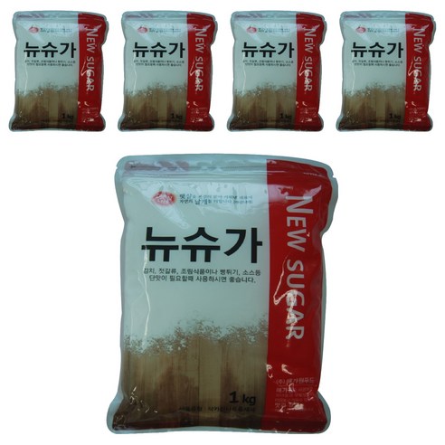 해가원 햇살나래 뉴슈가, 1kg, 5개