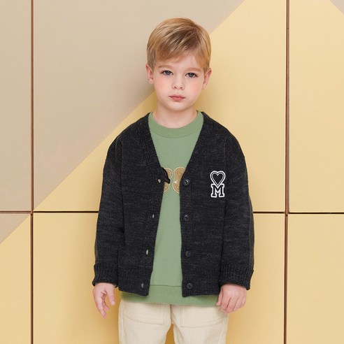 마리앤모리 아동용 마엘 니트 가디건