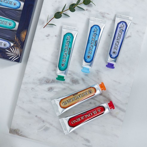 tươi도와 청정감이 가득한 덴티본조르노 미니치약 선물세트: 구강건강 관리의 완벽한 솔루션