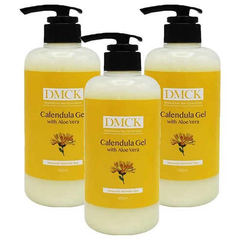 DMCK 카렌듈라 겔 위드 알로에 베라 올인원, 500ml, 3개