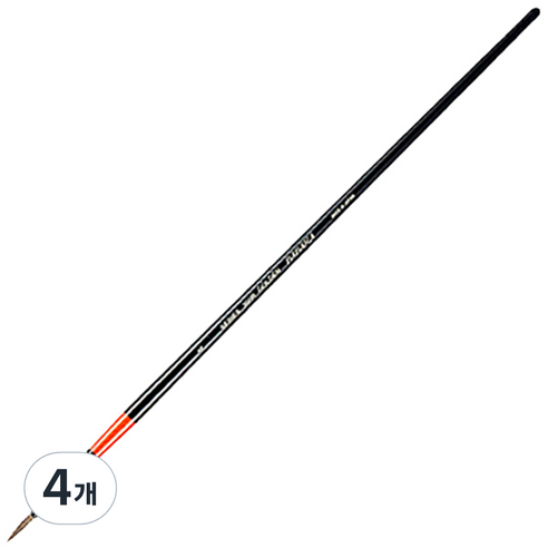 바바라 수채화붓 300R, 4호, 4개