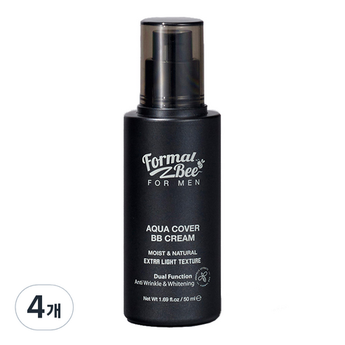 포멀비 포맨 아쿠아 커버 비비크림 50ml, 4개