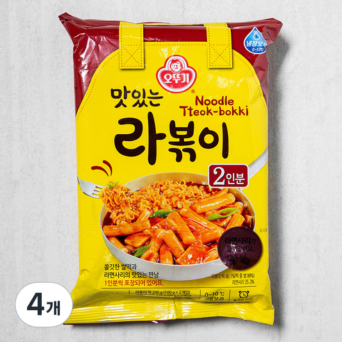 오뚜기 맛있는 라볶이, 434g, 4개