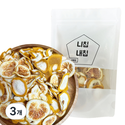 니칩내칩 활용도가 좋은 건조 레몬껍질, 40g, 3개