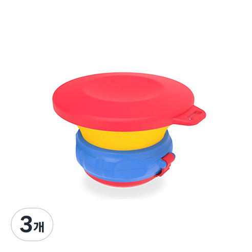 모니 흘림방지 모니캡, 레드, 3개